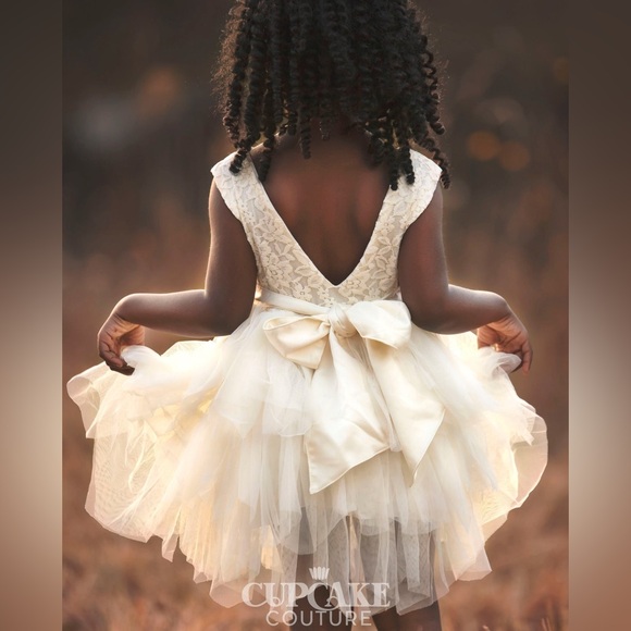 Madeleine Dress Ivory - Size 2T/3T - Picture 3 of 10